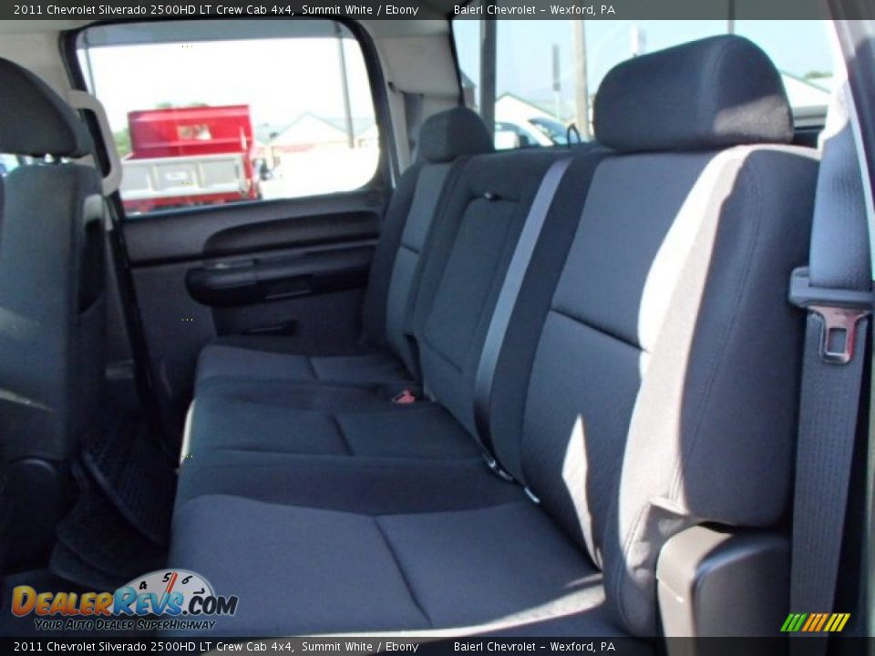 2011 Chevrolet Silverado 2500HD LT Crew Cab 4x4 Summit White / Ebony Photo #11