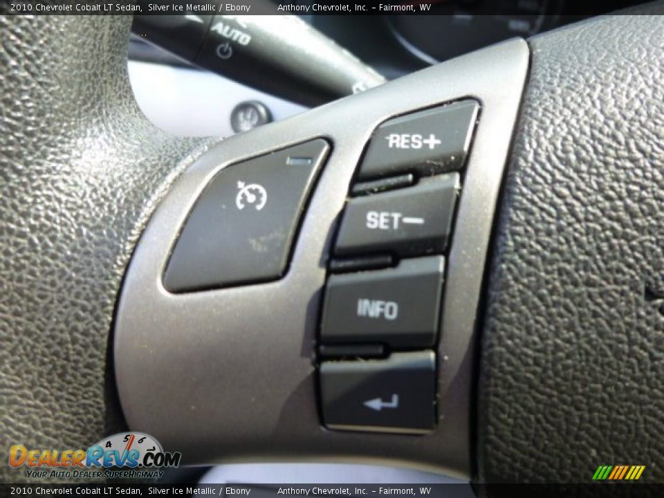 2010 Chevrolet Cobalt LT Sedan Silver Ice Metallic / Ebony Photo #18