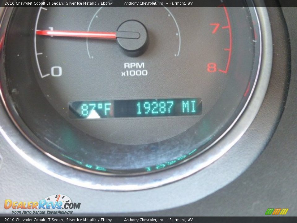 2010 Chevrolet Cobalt LT Sedan Silver Ice Metallic / Ebony Photo #20