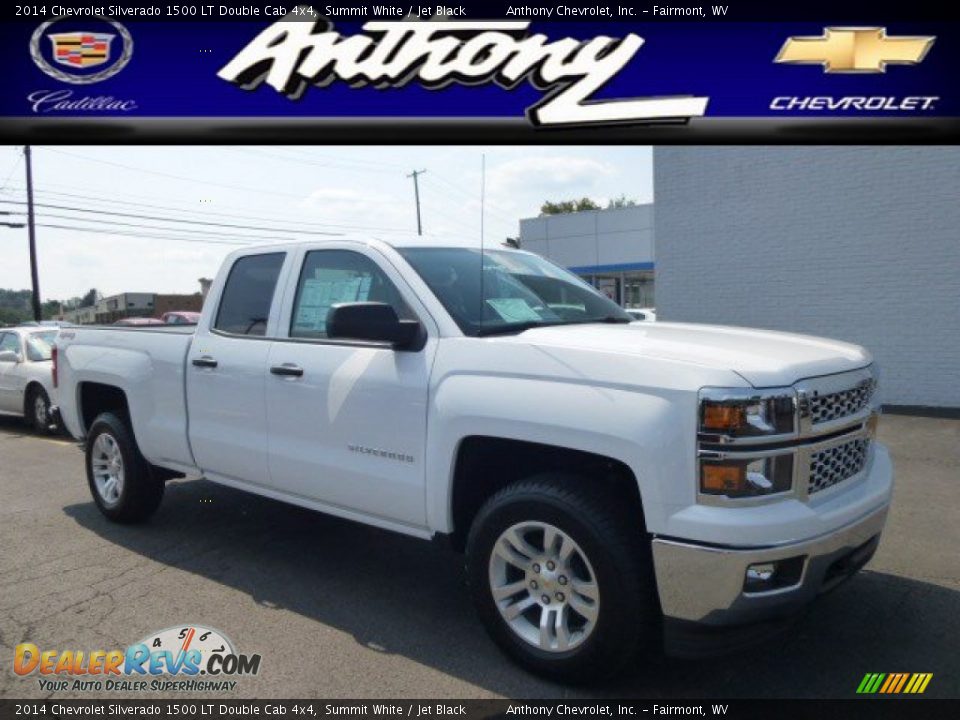 2014 Chevrolet Silverado 1500 LT Double Cab 4x4 Summit White / Jet Black Photo #1