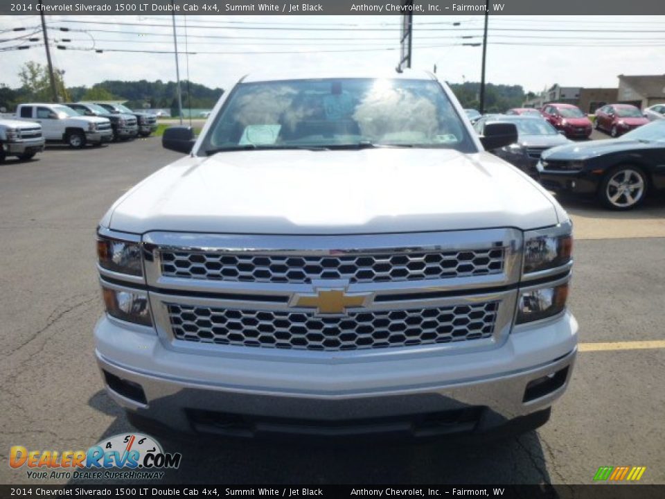 2014 Chevrolet Silverado 1500 LT Double Cab 4x4 Summit White / Jet Black Photo #2