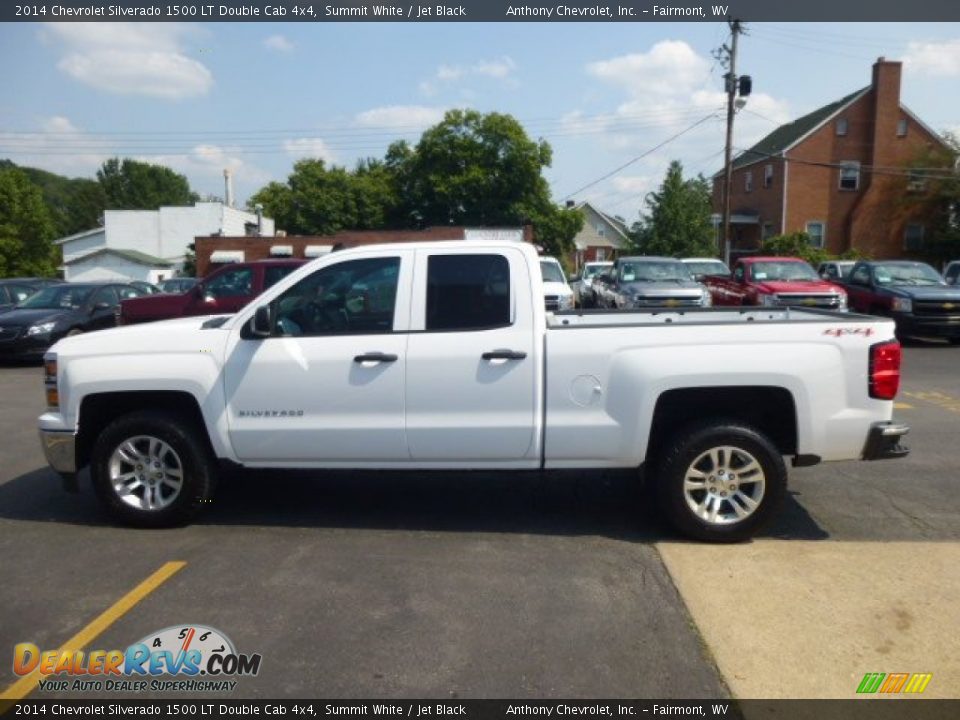 Summit White 2014 Chevrolet Silverado 1500 LT Double Cab 4x4 Photo #4