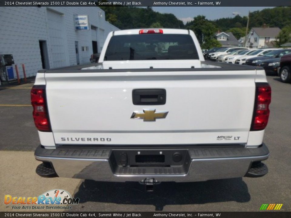 2014 Chevrolet Silverado 1500 LT Double Cab 4x4 Summit White / Jet Black Photo #6