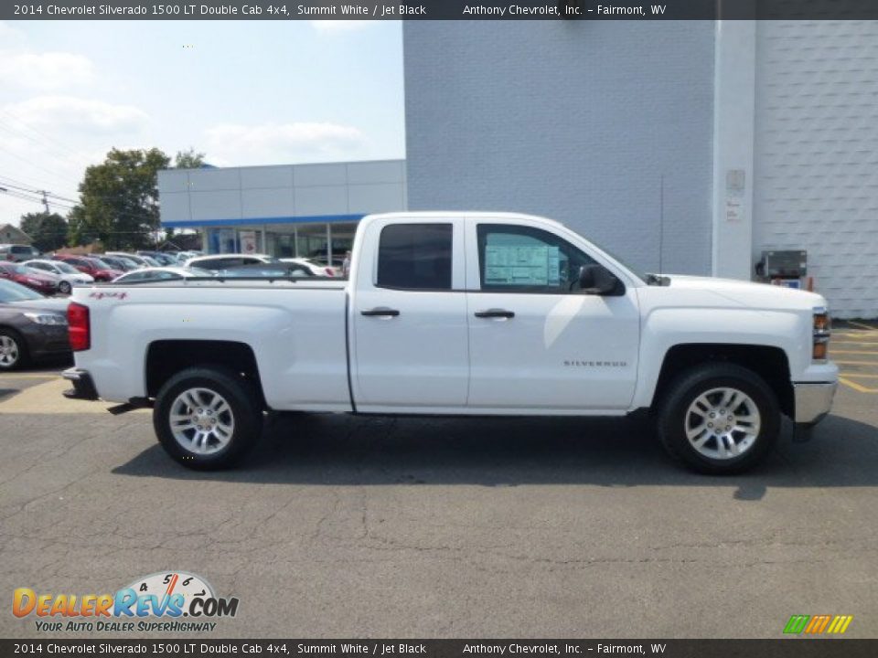 2014 Chevrolet Silverado 1500 LT Double Cab 4x4 Summit White / Jet Black Photo #8