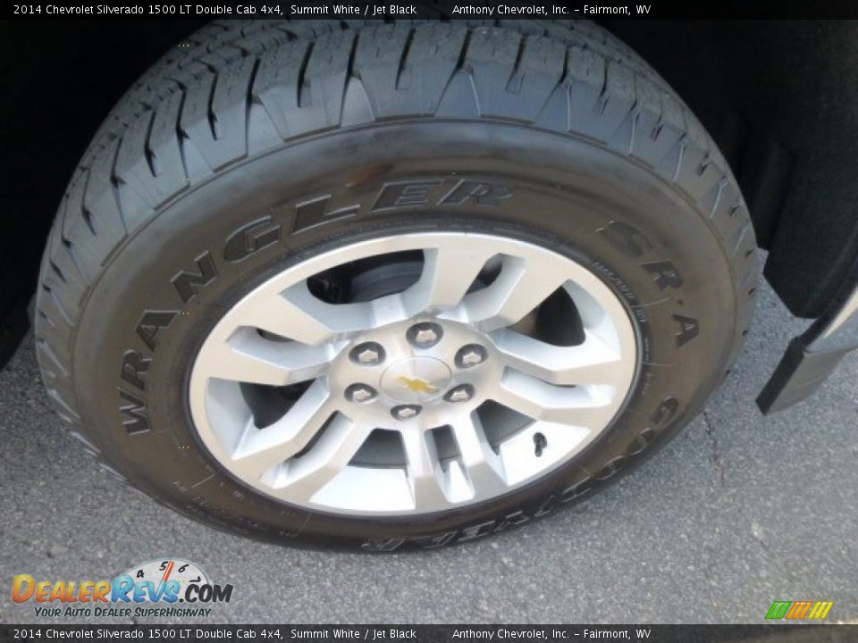 2014 Chevrolet Silverado 1500 LT Double Cab 4x4 Summit White / Jet Black Photo #9