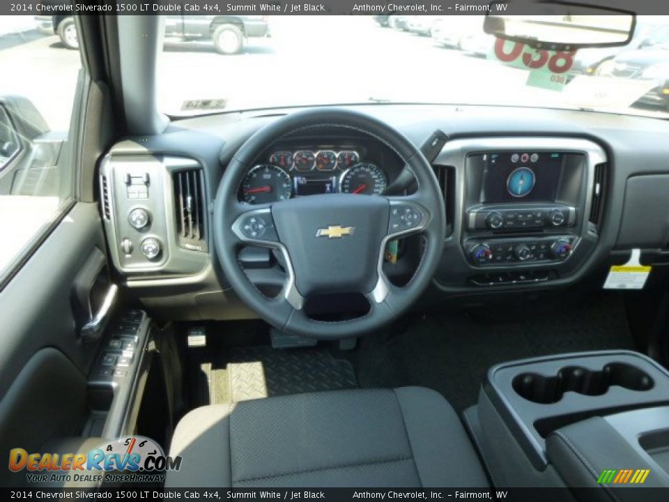 2014 Chevrolet Silverado 1500 LT Double Cab 4x4 Summit White / Jet Black Photo #14