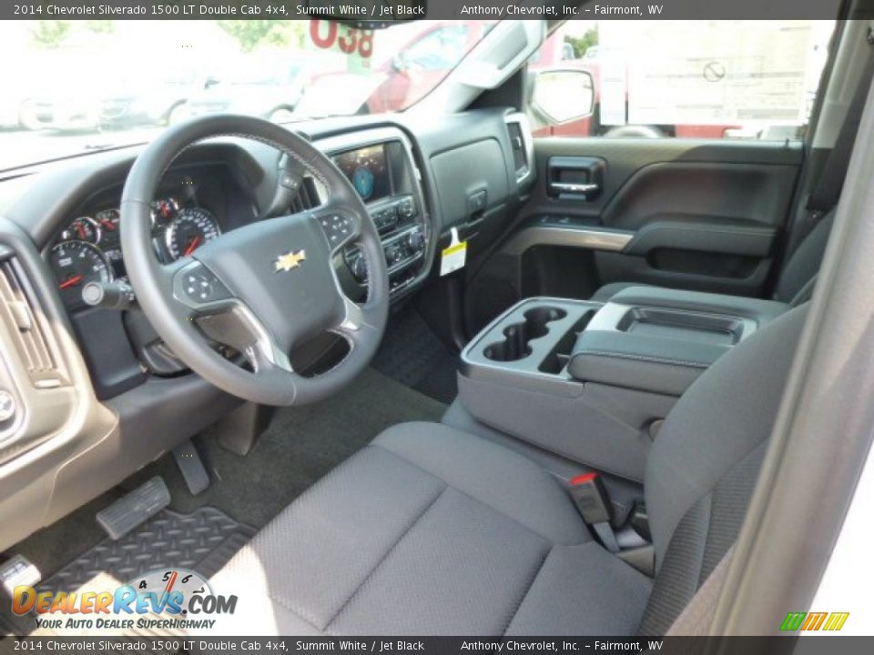 2014 Chevrolet Silverado 1500 LT Double Cab 4x4 Summit White / Jet Black Photo #16