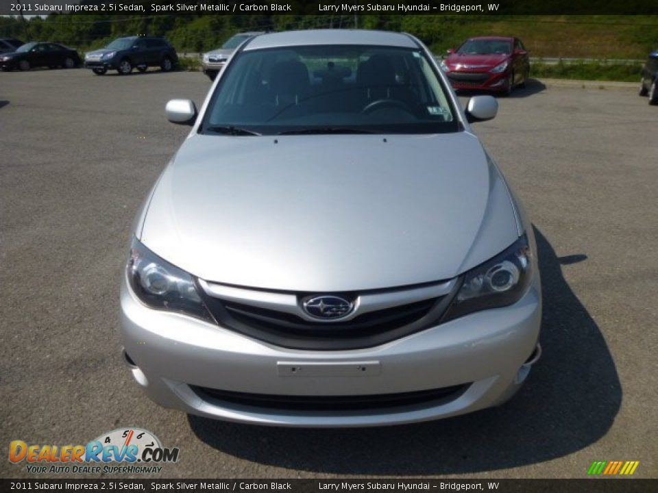 2011 Subaru Impreza 2.5i Sedan Spark Silver Metallic / Carbon Black Photo #2