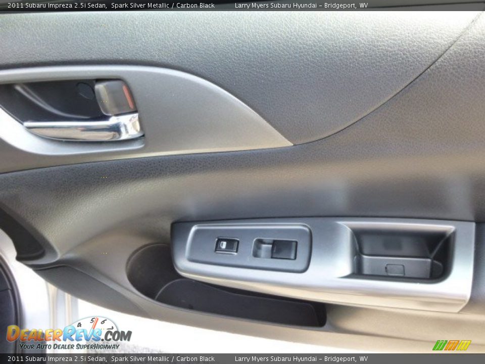 2011 Subaru Impreza 2.5i Sedan Spark Silver Metallic / Carbon Black Photo #11