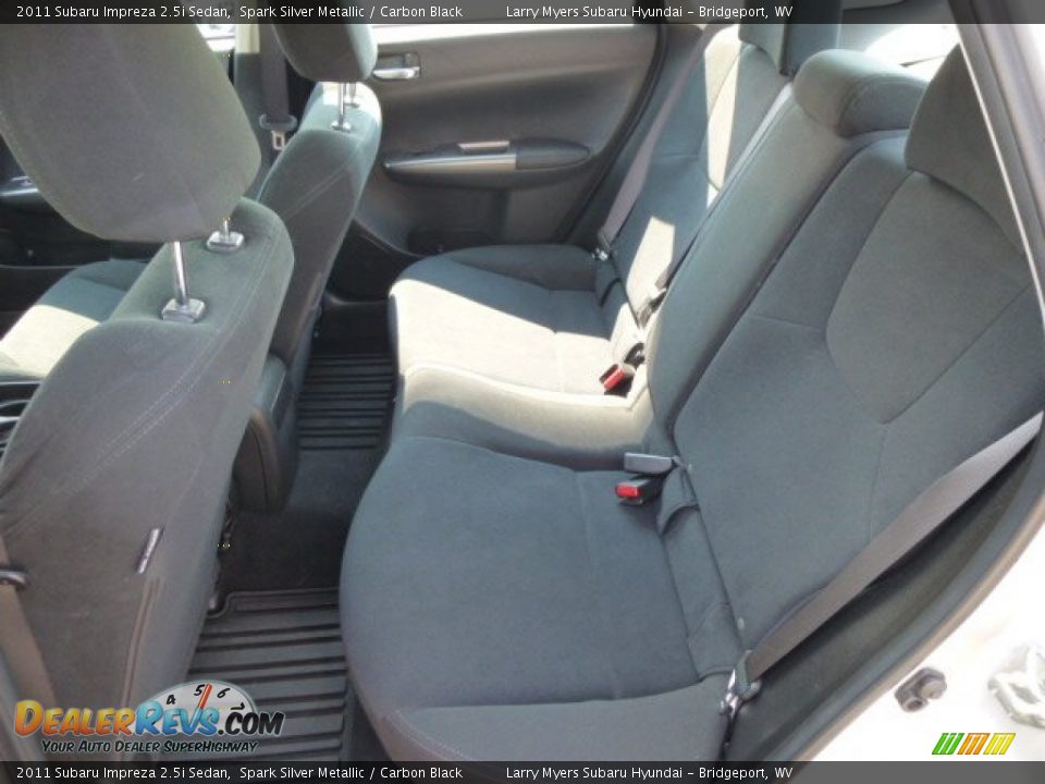 2011 Subaru Impreza 2.5i Sedan Spark Silver Metallic / Carbon Black Photo #13