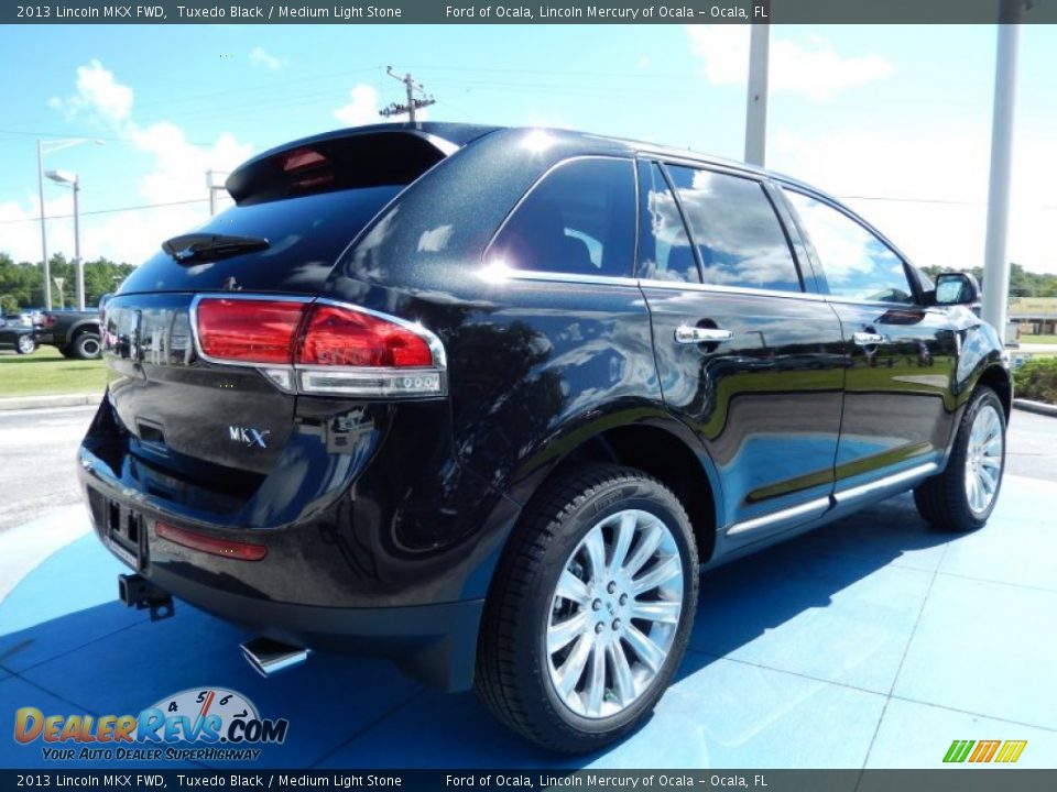 2013 Lincoln MKX FWD Tuxedo Black / Medium Light Stone Photo #3