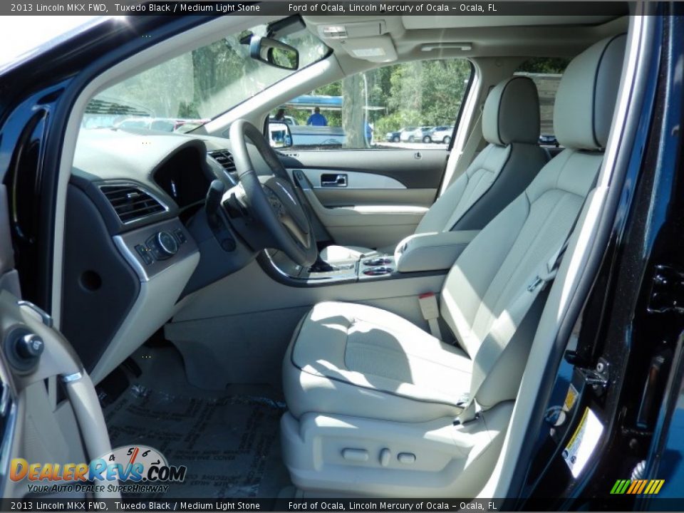 2013 Lincoln MKX FWD Tuxedo Black / Medium Light Stone Photo #6