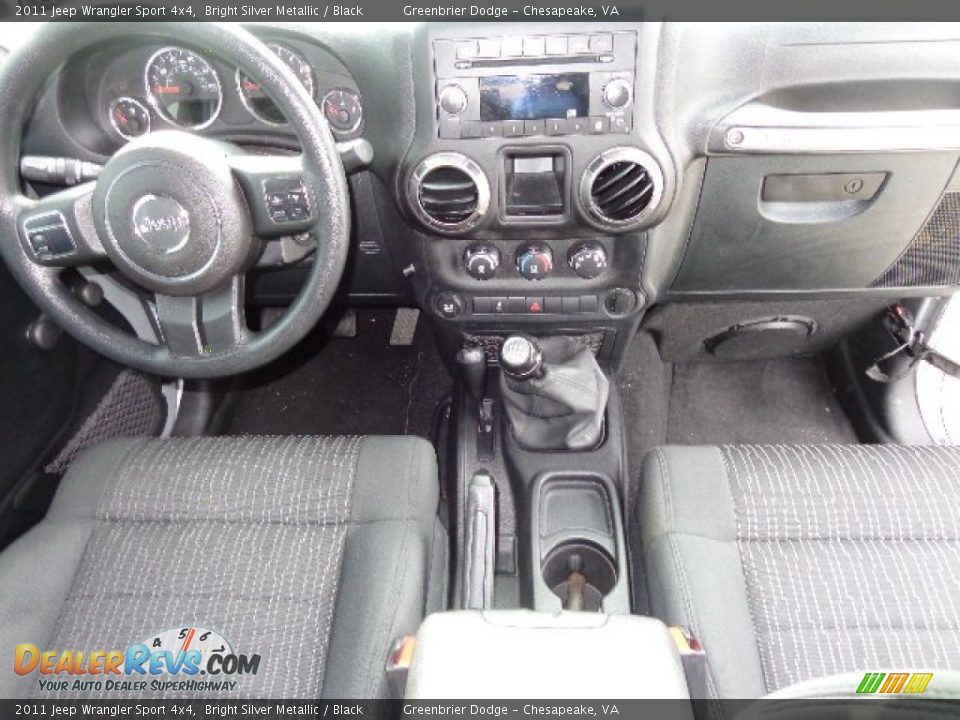 2011 Jeep Wrangler Sport 4x4 Bright Silver Metallic / Black Photo #4