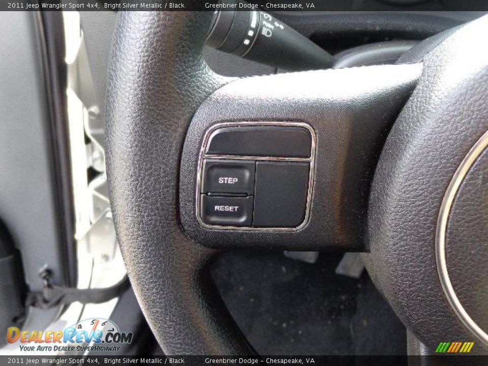 2011 Jeep Wrangler Sport 4x4 Bright Silver Metallic / Black Photo #8
