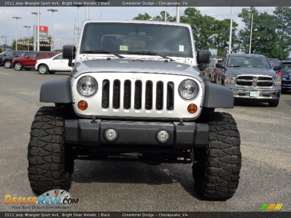 2011 Jeep Wrangler Sport 4x4 Bright Silver Metallic / Black Photo #18