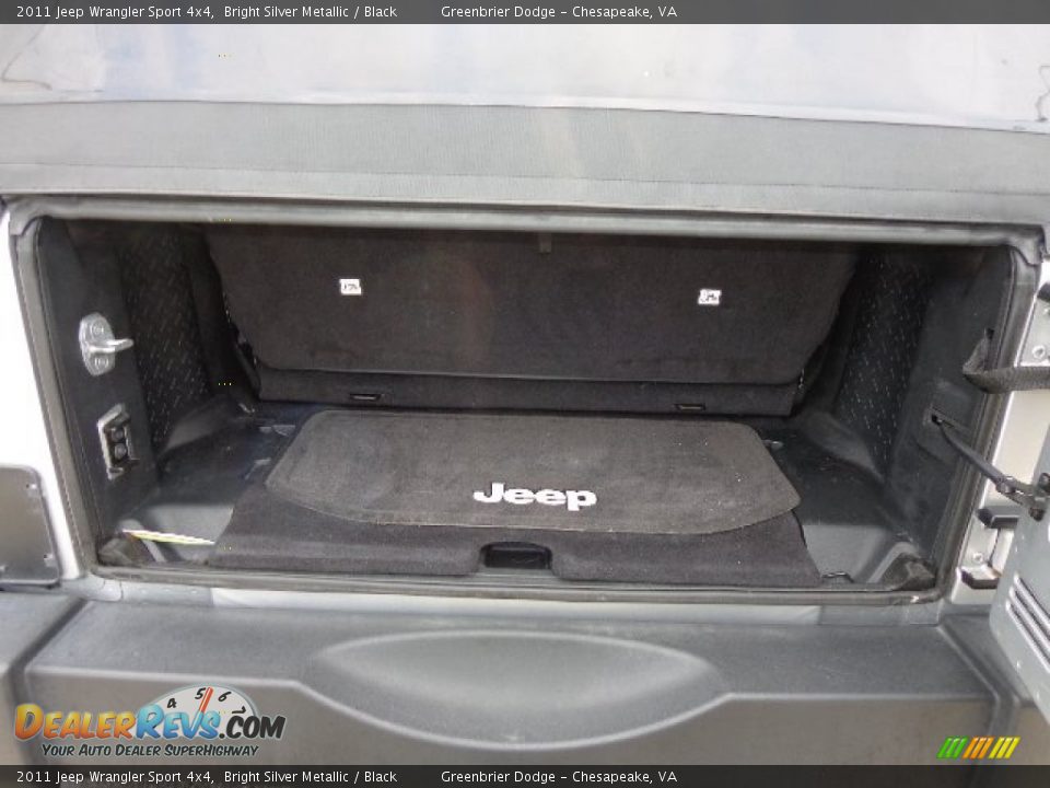 2011 Jeep Wrangler Sport 4x4 Bright Silver Metallic / Black Photo #22