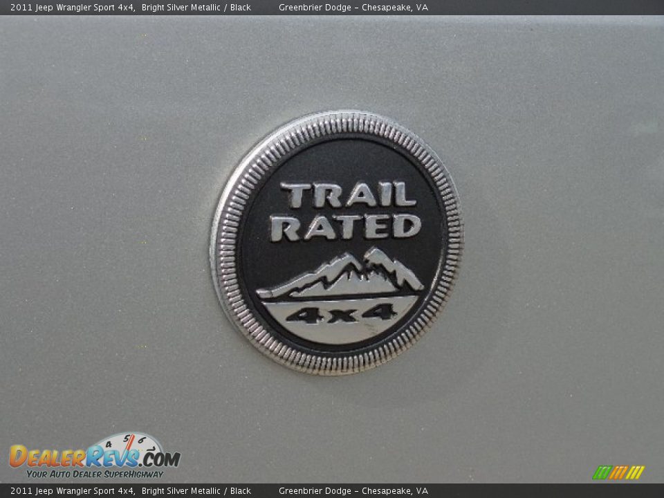2011 Jeep Wrangler Sport 4x4 Bright Silver Metallic / Black Photo #27