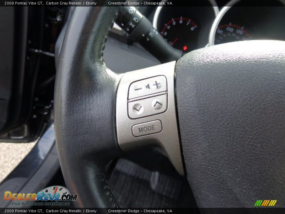 2009 Pontiac Vibe GT Carbon Gray Metallic / Ebony Photo #7