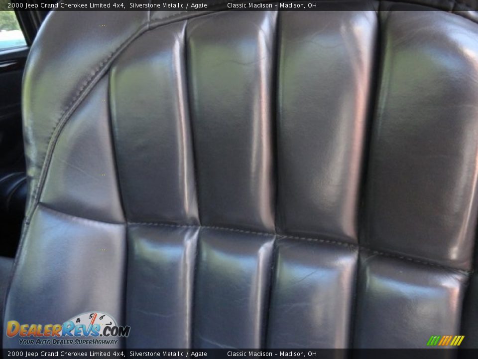 2000 Jeep Grand Cherokee Limited 4x4 Silverstone Metallic / Agate Photo #5