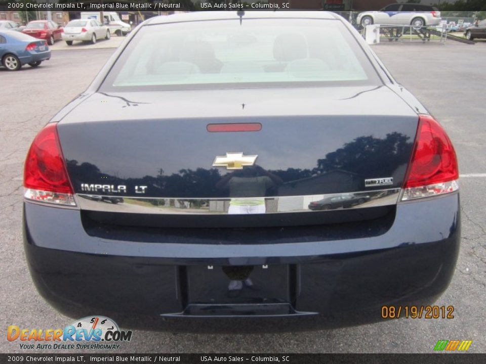 2009 Chevrolet Impala LT Imperial Blue Metallic / Neutral Photo #3