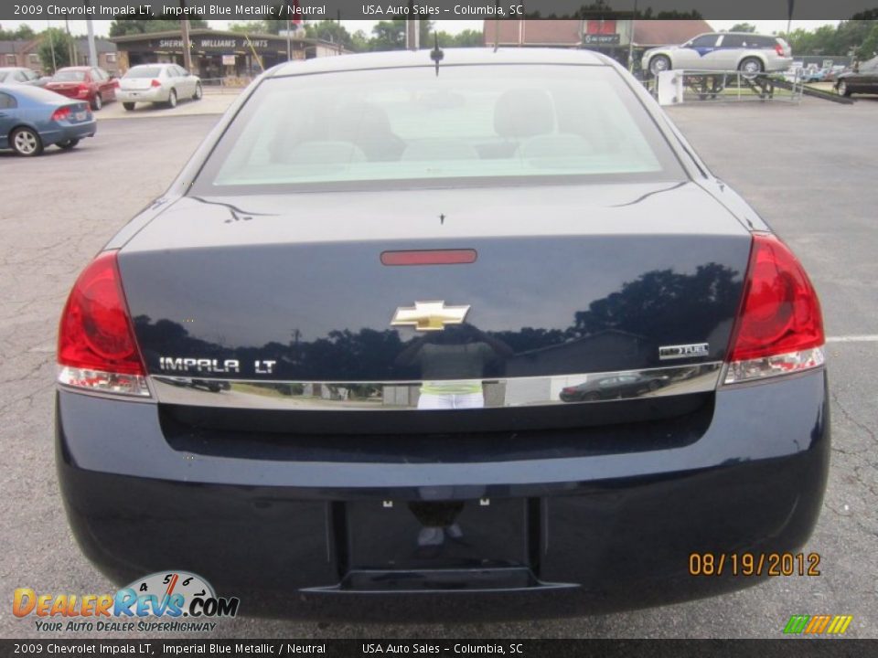 2009 Chevrolet Impala LT Imperial Blue Metallic / Neutral Photo #4
