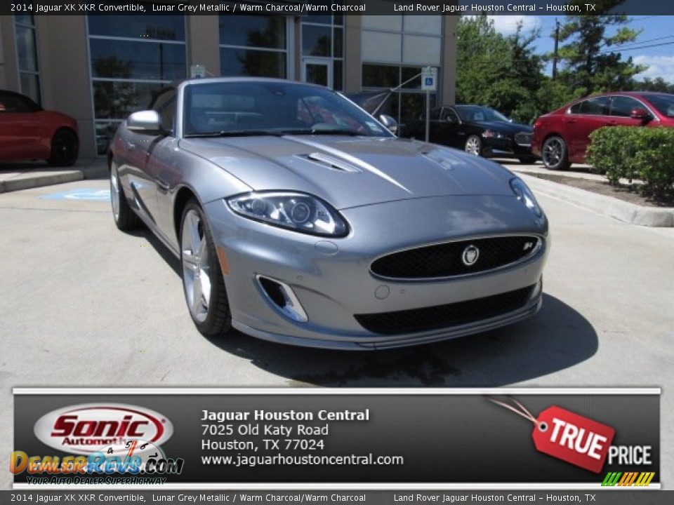 2014 Jaguar XK XKR Convertible Lunar Grey Metallic / Warm Charcoal/Warm Charcoal Photo #1