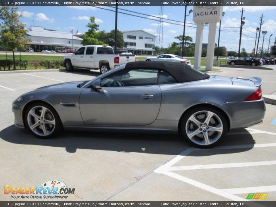 Lunar Grey Metallic 2014 Jaguar XK XKR Convertible Photo #7