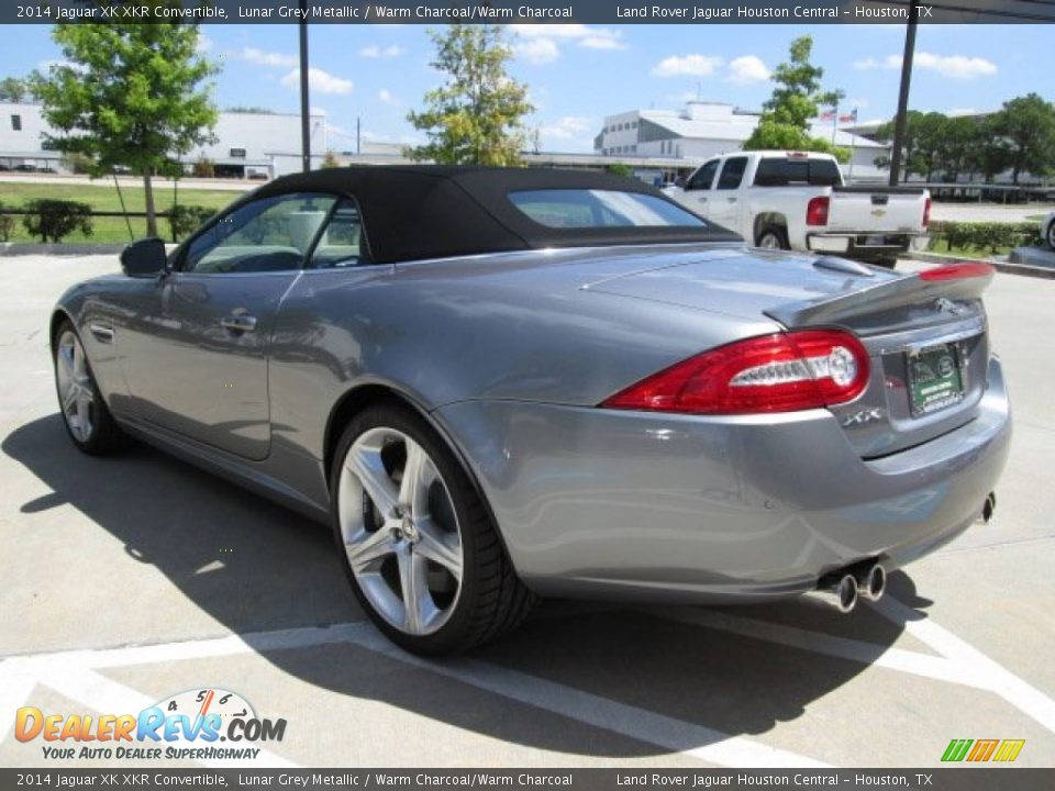 2014 Jaguar XK XKR Convertible Lunar Grey Metallic / Warm Charcoal/Warm Charcoal Photo #8