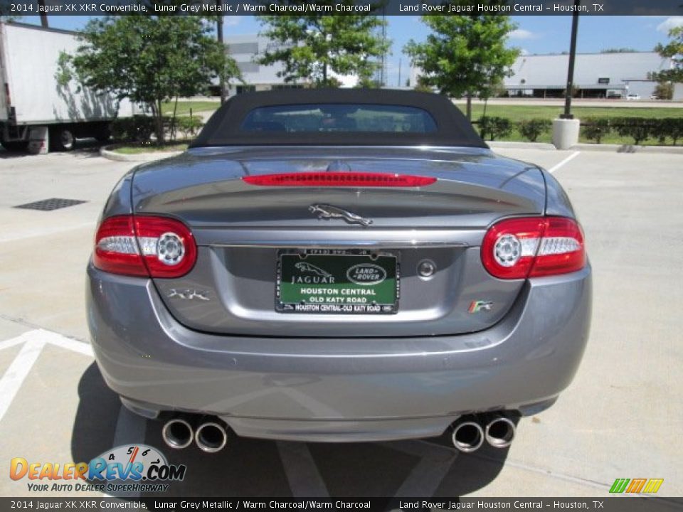 2014 Jaguar XK XKR Convertible Lunar Grey Metallic / Warm Charcoal/Warm Charcoal Photo #9