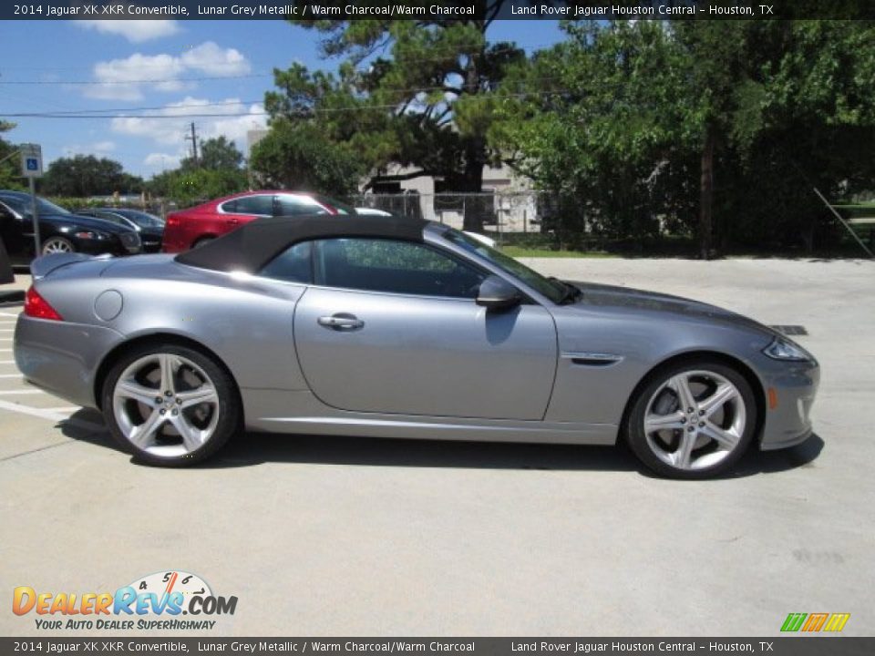 Lunar Grey Metallic 2014 Jaguar XK XKR Convertible Photo #11