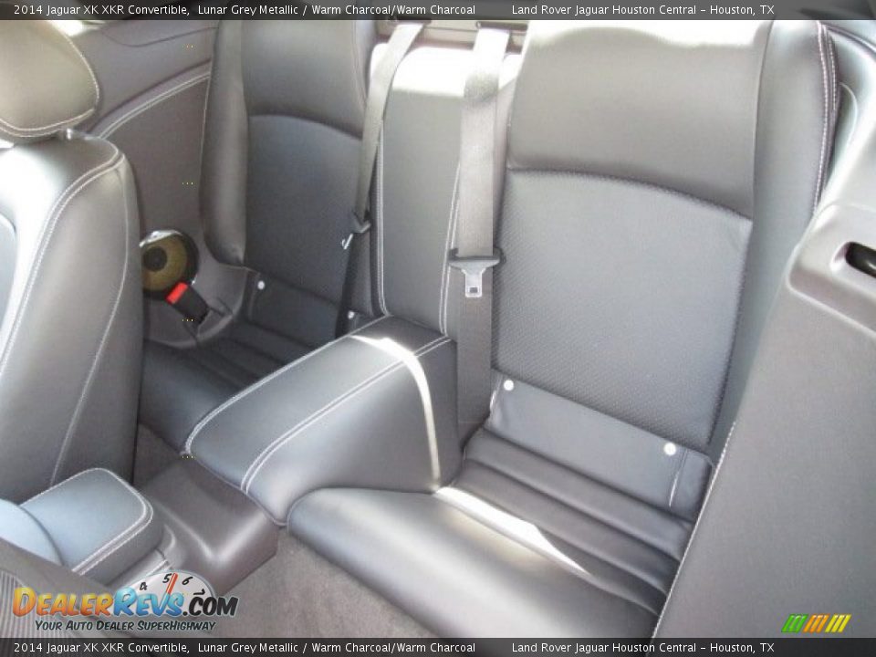 Rear Seat of 2014 Jaguar XK XKR Convertible Photo #12