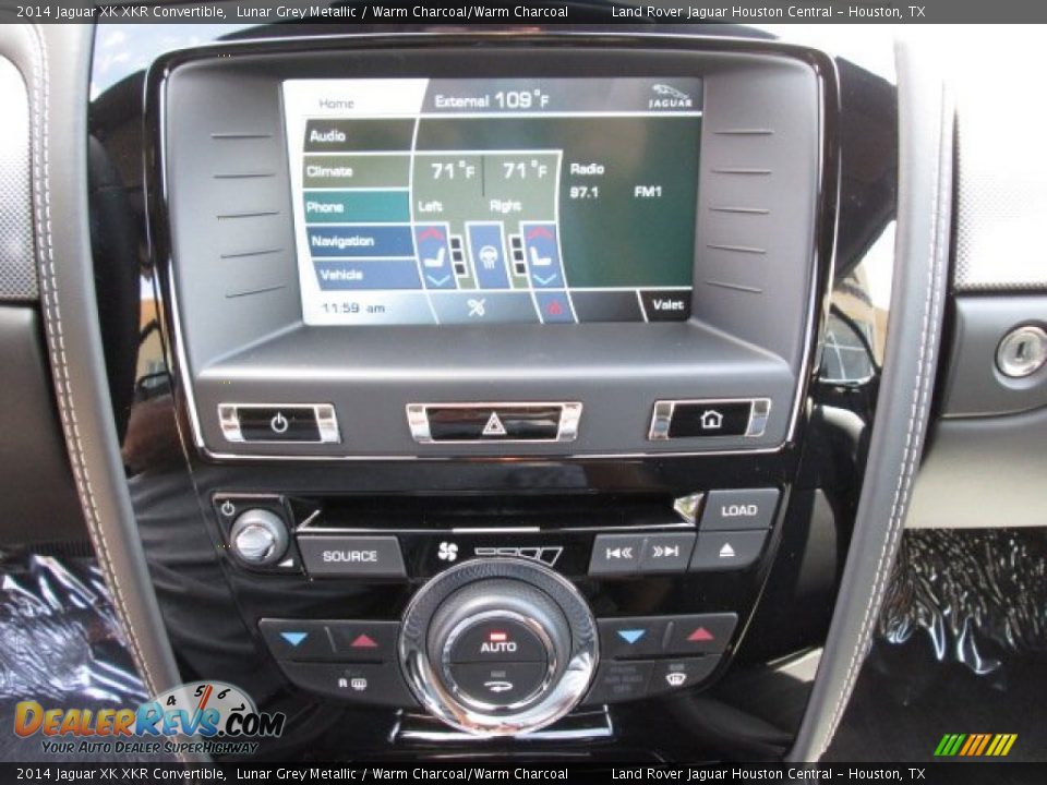 Controls of 2014 Jaguar XK XKR Convertible Photo #14