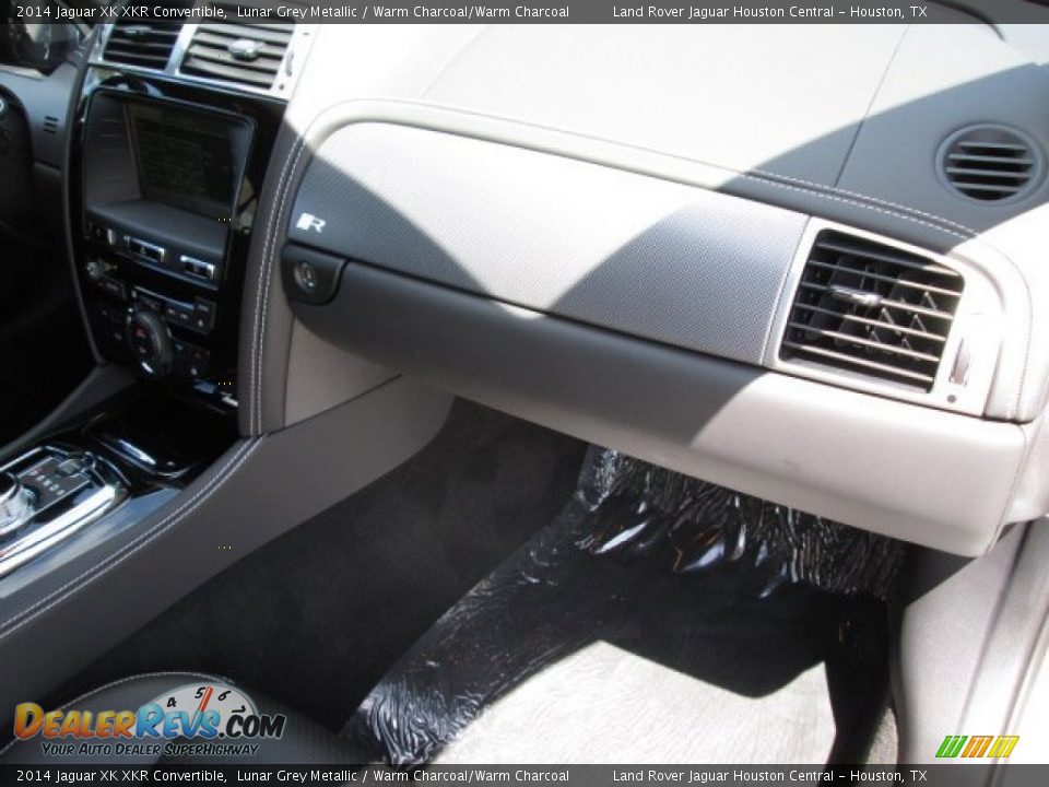 2014 Jaguar XK XKR Convertible Lunar Grey Metallic / Warm Charcoal/Warm Charcoal Photo #15