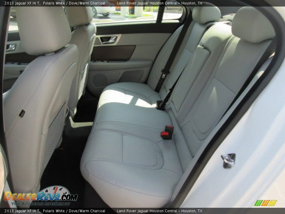 2013 Jaguar XF I4 T Polaris White / Dove/Warm Charcoal Photo #4