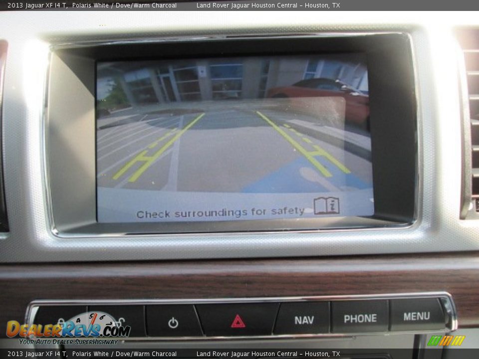 2013 Jaguar XF I4 T Polaris White / Dove/Warm Charcoal Photo #18