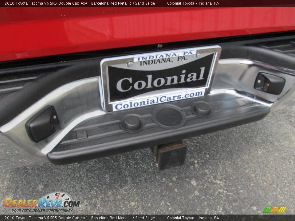 2010 Toyota Tacoma V6 SR5 Double Cab 4x4 Barcelona Red Metallic / Sand Beige Photo #6