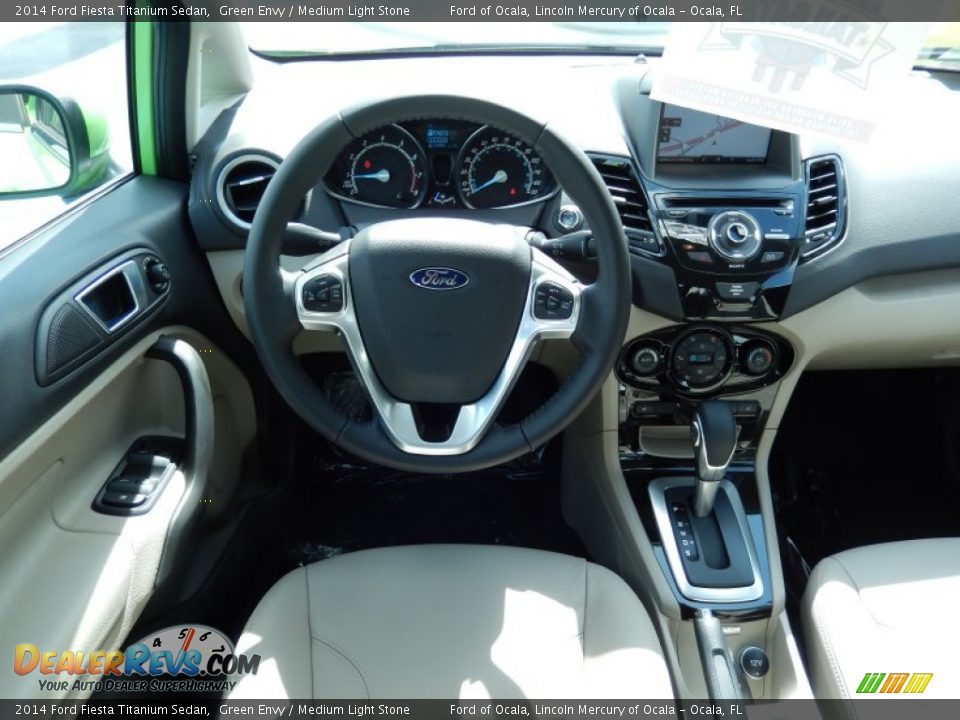 Dashboard of 2014 Ford Fiesta Titanium Sedan Photo #8