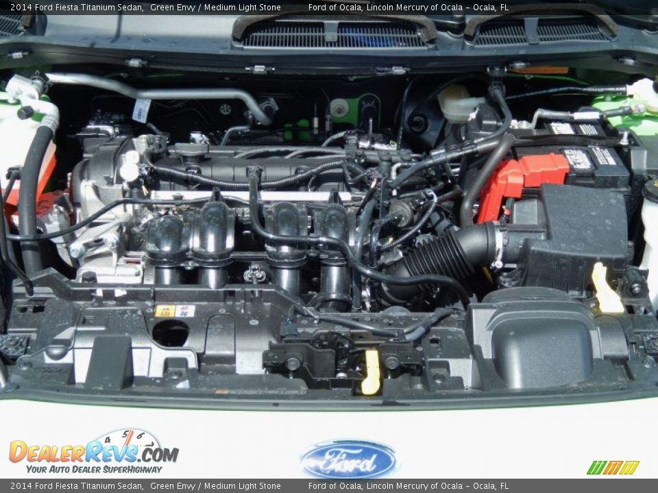 2014 Ford Fiesta Titanium Sedan 1.6 Liter DOHC 16-Valve Ti-VCT 4 Cylinder Engine Photo #11