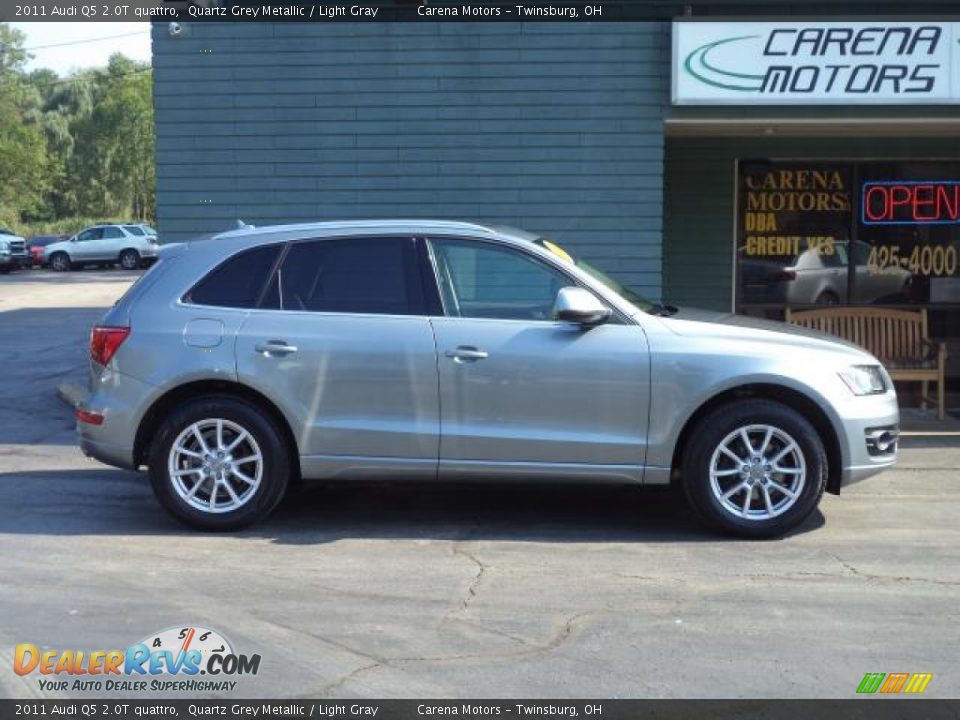 2011 Audi Q5 2.0T quattro Quartz Grey Metallic / Light Gray Photo #2