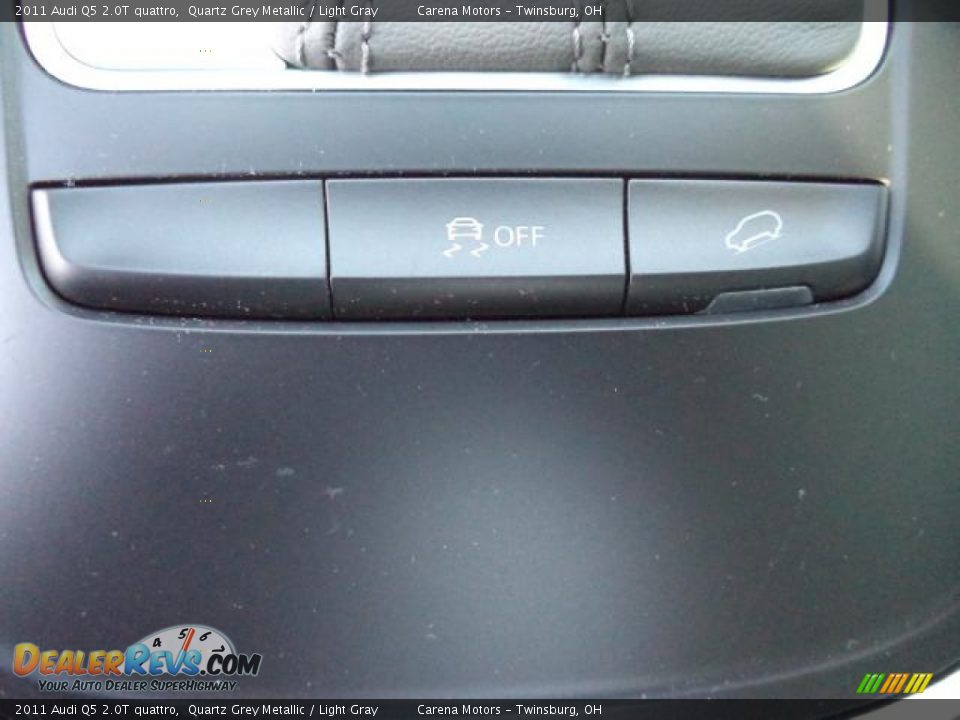 2011 Audi Q5 2.0T quattro Quartz Grey Metallic / Light Gray Photo #21