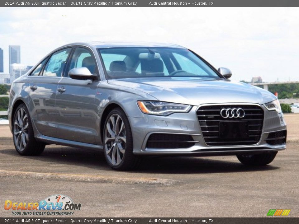 Front 3/4 View of 2014 Audi A6 3.0T quattro Sedan Photo #1