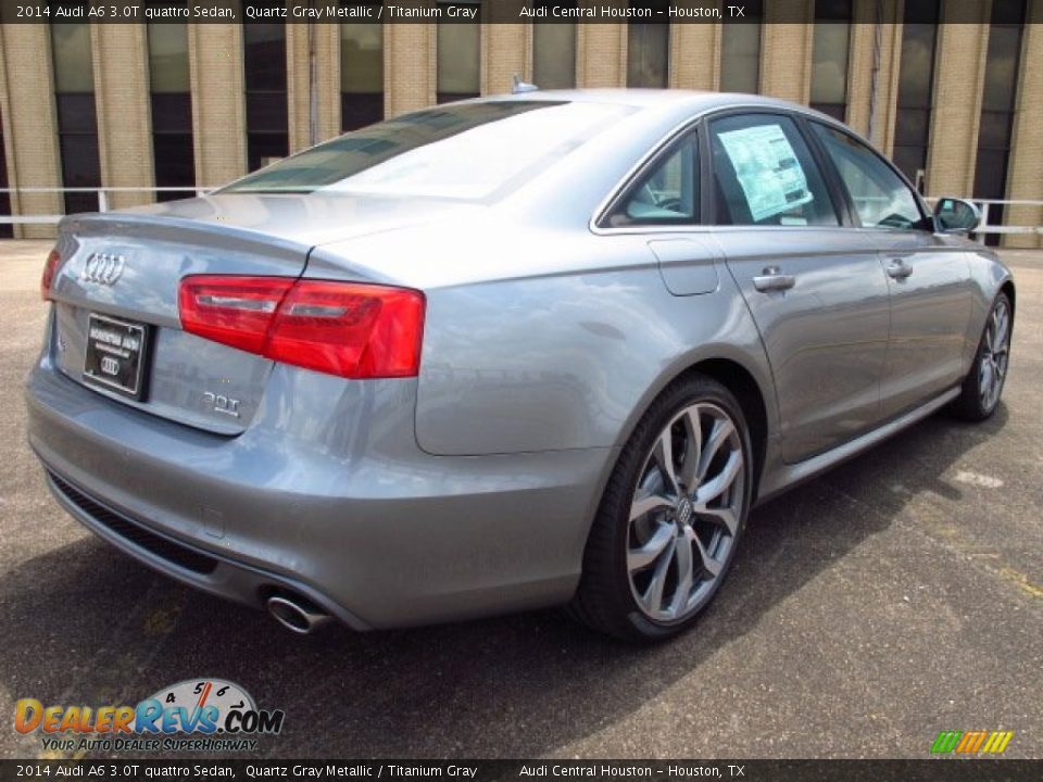 2014 Audi A6 3.0T quattro Sedan Quartz Gray Metallic / Titanium Gray Photo #2