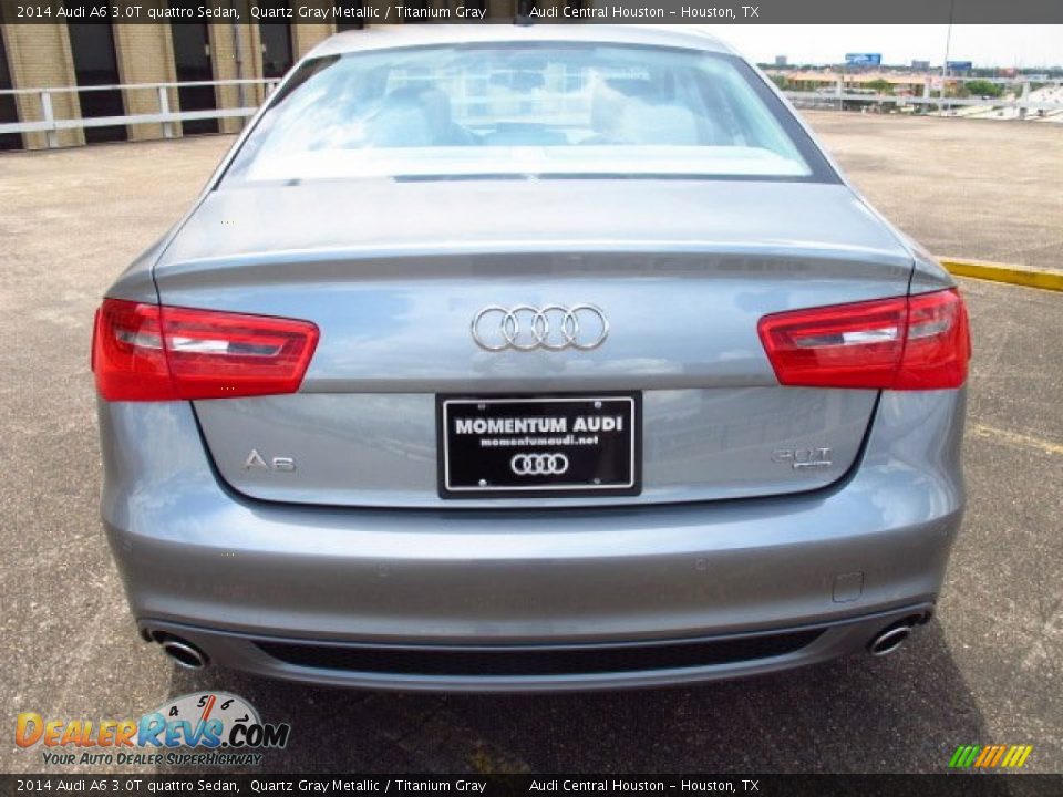 2014 Audi A6 3.0T quattro Sedan Quartz Gray Metallic / Titanium Gray Photo #3
