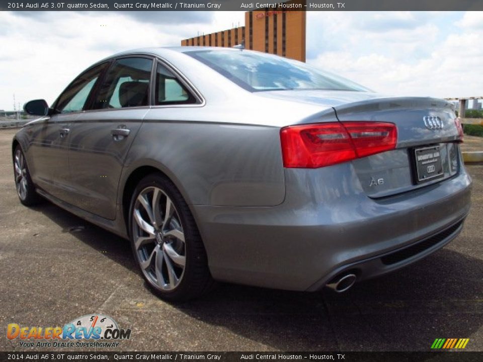2014 Audi A6 3.0T quattro Sedan Quartz Gray Metallic / Titanium Gray Photo #4