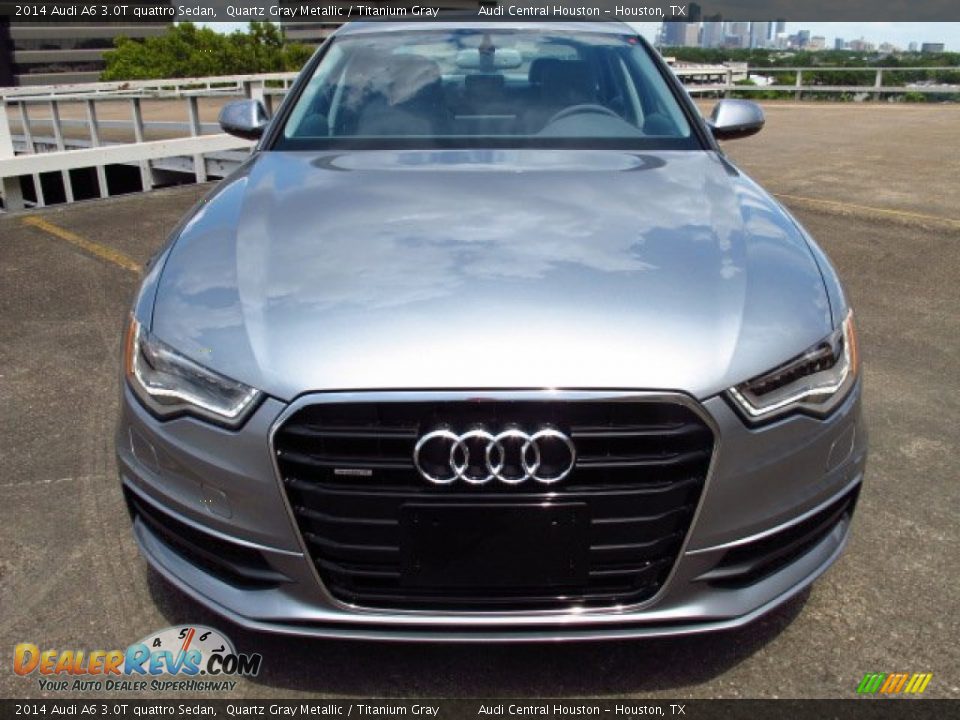 2014 Audi A6 3.0T quattro Sedan Quartz Gray Metallic / Titanium Gray Photo #6