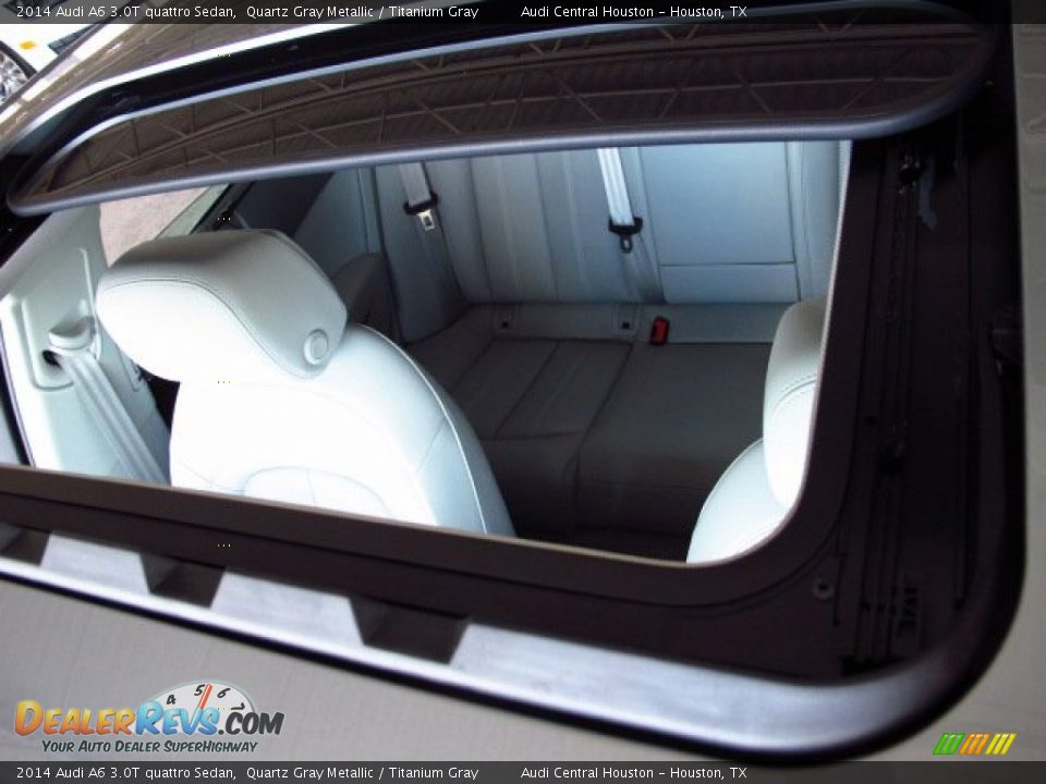 2014 Audi A6 3.0T quattro Sedan Quartz Gray Metallic / Titanium Gray Photo #9