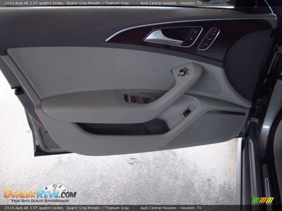 2014 Audi A6 3.0T quattro Sedan Quartz Gray Metallic / Titanium Gray Photo #10