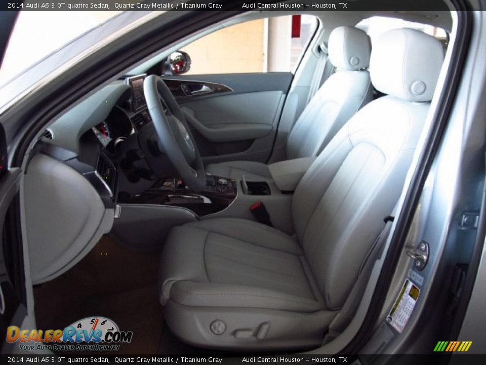 2014 Audi A6 3.0T quattro Sedan Quartz Gray Metallic / Titanium Gray Photo #11