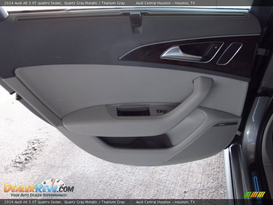 2014 Audi A6 3.0T quattro Sedan Quartz Gray Metallic / Titanium Gray Photo #12