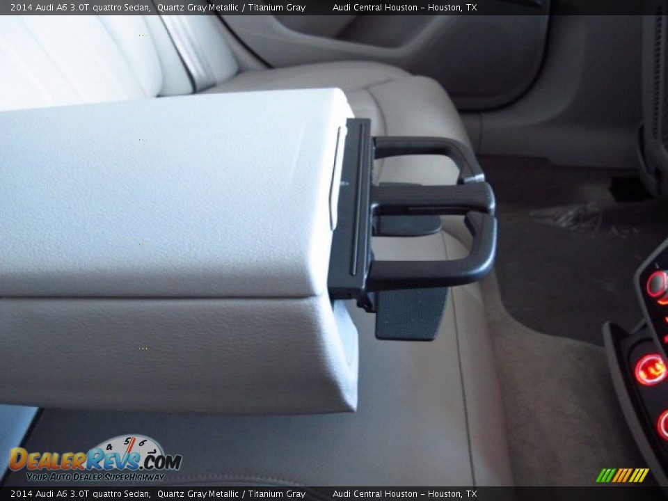 2014 Audi A6 3.0T quattro Sedan Quartz Gray Metallic / Titanium Gray Photo #16